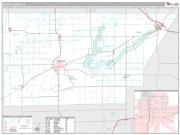 De Witt County, IL <br /> Wall Map <br /> Premium Style 2025 Map
