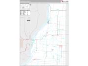 Henderson County, IL <br /> Wall Map <br /> Premium Style 2025 Map