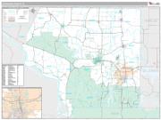 Jackson County, IL <br /> Wall Map <br /> Premium Style 2025 Map