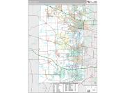 Kane County, IL <br /> Wall Map <br /> Premium Style 2025 Map