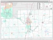 Kankakee County, IL <br /> Wall Map <br /> Premium Style 2025 Map