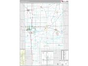 La Salle County, IL <br /> Wall Map <br /> Premium Style 2025 Map