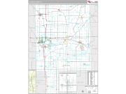 La Salle County, IL <br /> Wall Map <br /> Premium Style 2024 Map