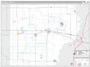 Lawrence County, IL <br /> Wall Map <br /> Premium Style 2025 Map