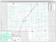 Livingston County, IL <br /> Wall Map <br /> Premium Style 2025 Map