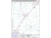 Logan County, IL <br /> Wall Map <br /> Premium Style 2025 Map