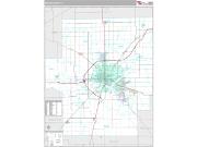 Macon County, IL <br /> Wall Map <br /> Premium Style 2025 Map