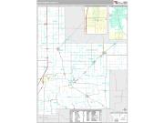 Montgomery County, IL <br /> Wall Map <br /> Premium Style 2025 Map