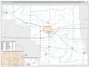 Morgan County, IL <br /> Wall Map <br /> Premium Style 2025 Map