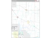 Moultrie County, IL <br /> Wall Map <br /> Premium Style 2025 Map