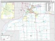 Tazewell County, IL <br /> Wall Map <br /> Premium Style 2025 Map