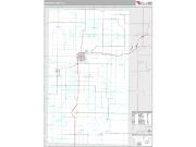 Warren County, IL <br /> Wall Map <br /> Premium Style 2025 Map
