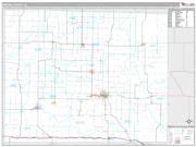Wayne County, IL <br /> Wall Map <br /> Premium Style 2025 Map