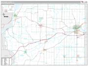 Whiteside County, IL <br /> Wall Map <br /> Premium Style 2025 Map