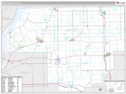 Woodford County, IL <br /> Wall Map <br /> Premium Style 2025 Map