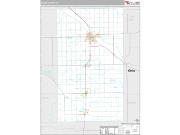 Adams County, IN <br /> Wall Map <br /> Premium Style 2025 Map