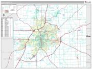 Allen County, IN <br /> Wall Map <br /> Premium Style 2025 Map