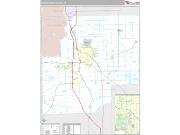 Bartholomew County, IN <br /> Wall Map <br /> Premium Style 2025 Map