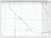 Benton County, IN <br /> Wall Map <br /> Premium Style 2025 Map