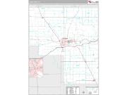 Cass County, IN <br /> Wall Map <br /> Premium Style 2025 Map