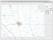 Clinton County, IN <br /> Wall Map <br /> Premium Style 2025 Map