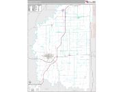 Daviess County, IN <br /> Wall Map <br /> Premium Style 2025 Map