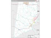 Dearborn County, IN <br /> Wall Map <br /> Premium Style 2025 Map