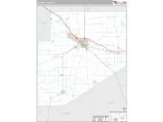 Decatur County, IN <br /> Wall Map <br /> Premium Style 2025 Map