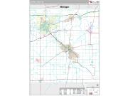 Elkhart County, IN <br /> Wall Map <br /> Premium Style 2025 Map
