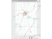 Huntington County, IN <br /> Wall Map <br /> Premium Style 2025 Map