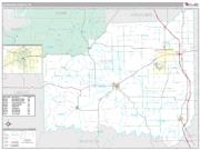 Jackson County, IN <br /> Wall Map <br /> Premium Style 2025 Map