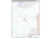 Jennings County, IN <br /> Wall Map <br /> Premium Style 2025 Map
