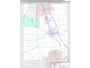 Johnson County, IN <br /> Wall Map <br /> Premium Style 2025 Map