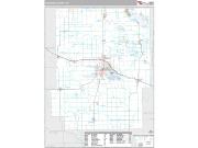 Kosciusko County, IN <br /> Wall Map <br /> Premium Style 2025 Map