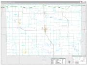 Lagrange County, IN <br /> Wall Map <br /> Premium Style 2025 Map