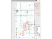 Madison County, IN <br /> Wall Map <br /> Premium Style 2025 Map