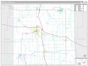 Marshall County, IN <br /> Wall Map <br /> Premium Style 2025 Map