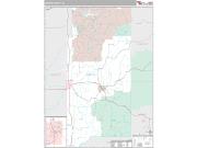 Martin County, IN <br /> Wall Map <br /> Premium Style 2025 Map