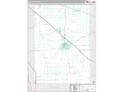 Shelby County, IN <br /> Wall Map <br /> Premium Style 2025 Map