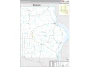 Allamakee County, IA <br /> Wall Map <br /> Premium Style 2025 Map