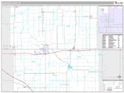 Buchanan County, IA <br /> Wall Map <br /> Premium Style 2025 Map