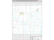 Cass County, IA <br /> Wall Map <br /> Premium Style 2025 Map