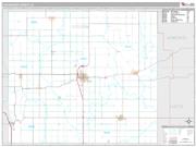 Chickasaw County, IA <br /> Wall Map <br /> Premium Style 2025 Map