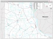 Clayton County, IA <br /> Wall Map <br /> Premium Style 2025 Map