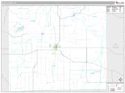 Davis County, IA <br /> Wall Map <br /> Premium Style 2025 Map