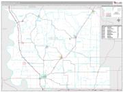 Harrison County, IA <br /> Wall Map <br /> Premium Style 2025 Map