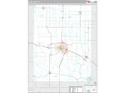 Henry County, IA <br /> Wall Map <br /> Premium Style 2025 Map