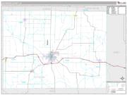 Jefferson County, IA <br /> Wall Map <br /> Premium Style 2025 Map