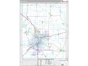 Linn County, IA <br /> Wall Map <br /> Premium Style 2025 Map