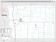 Mills County, IA <br /> Wall Map <br /> Premium Style 2025 Map